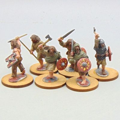 Grade C - Footsore Miniatures - Dark Ages - Pict or Scots Warriors