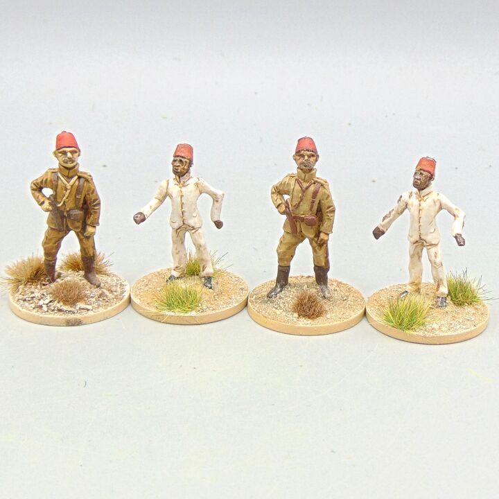 Grade D - Connoisseur Figures - Mahdist War - Egyptian Command Figures