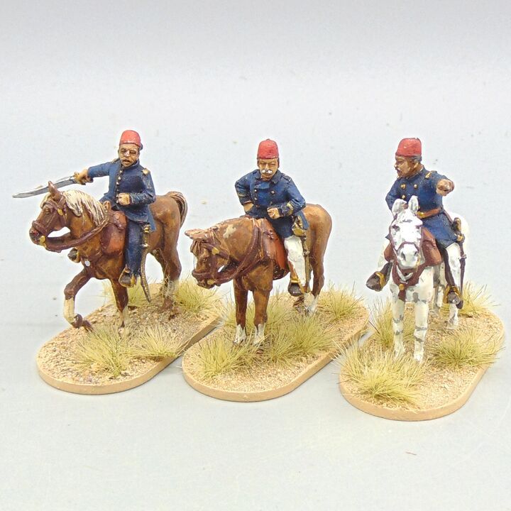 Grade D - Perry Miniatures - Mahdist War - Mounted Egyptian Generals