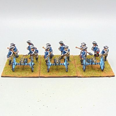 Grade E - Eagle Figures - SYW - Prussian 3lb Artillery Battery