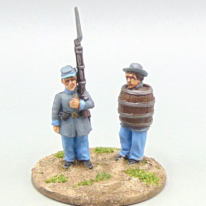 Grade C - Wargames Foundry - ACW - Confederate Defaulter & Guard