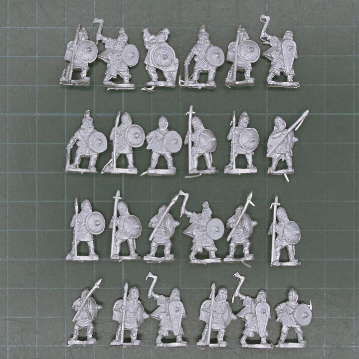 Forged in Battle, Dark Ages - Armoured Saxon Warriors