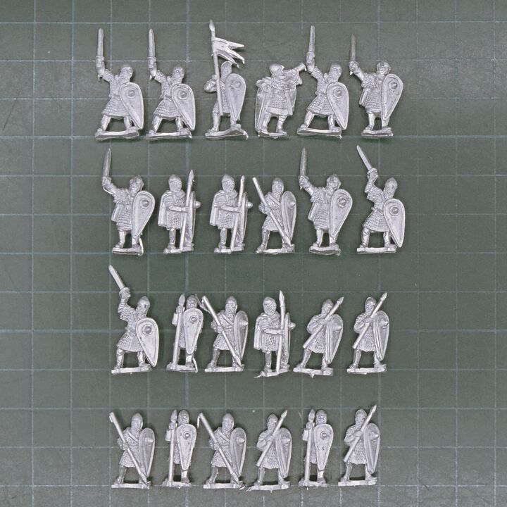 Forged in Battle, Dark Ages - Armoured Norman Infantry Unit