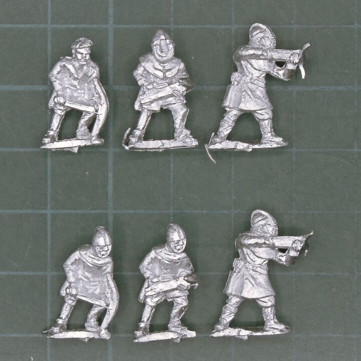 Forged in Battle, Dark Ages - Unarmoured Norman Crossbowmen