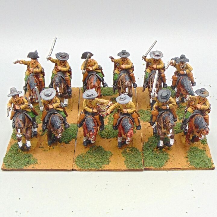 Grade E - Reiver Castings - ECW - Mounted Dragoon Unit