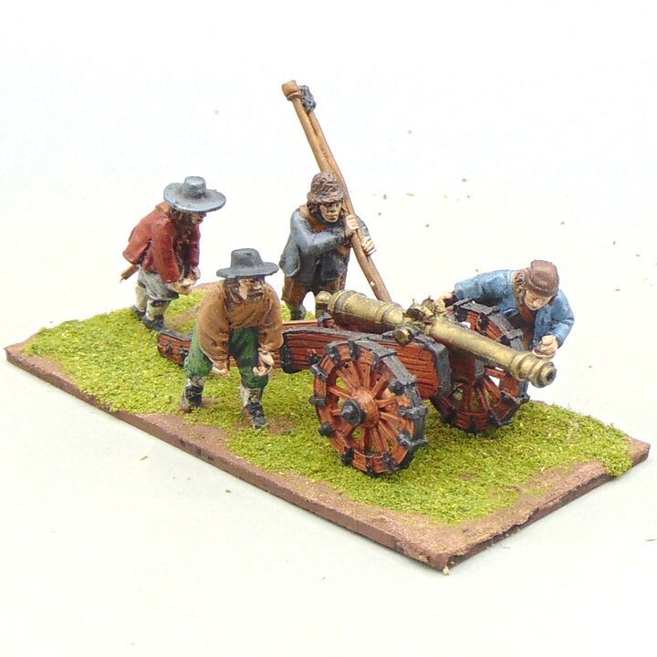 Grade E - Perry Miniatures - ECW - Field Gun & Crew