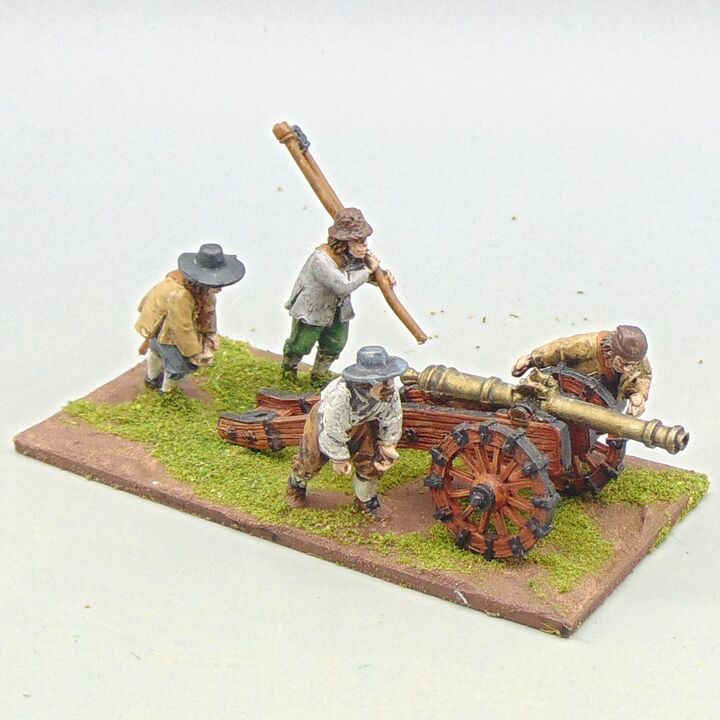 Grade E - Perry Miniatures - ECW - Field Gun & Crew