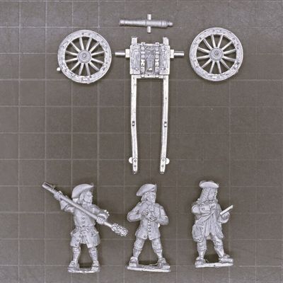 Wargames Foundry (Casting Room Miniatures), WSS: Infantry Battalion Gun & Crew