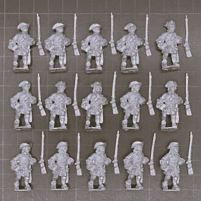 Wargames Foundry (Casting Room Miniatures), WSS: Infantry in Tricorn Hats, Marching
