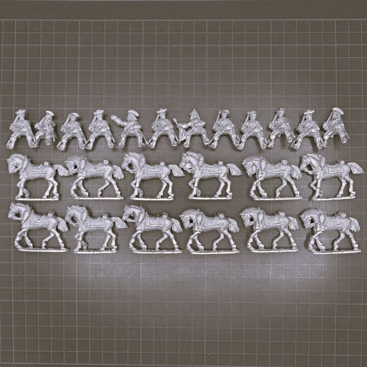 Wargames Foundry (Casting Room Miniatures), WSS: Heavy Cavalry Unit