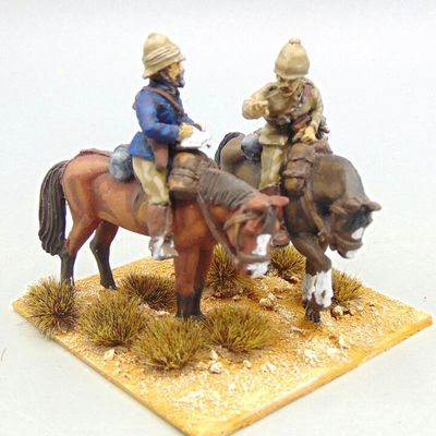 Grade D - Perry Miniatures - 2nd Afghan War - Mounted British Brigadier & ADC