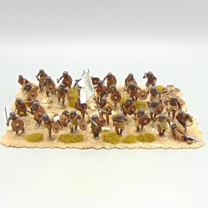 Grade D - Perry Miniatures - Mahdist War - Beja Warriors, some with Rifles