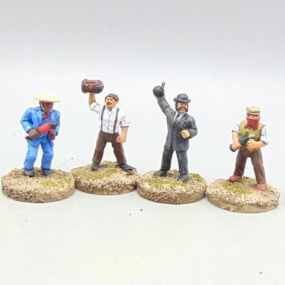 Grade D - Casting Room Miniatures (Wargames Foundry) - Victoriana - Anarchists