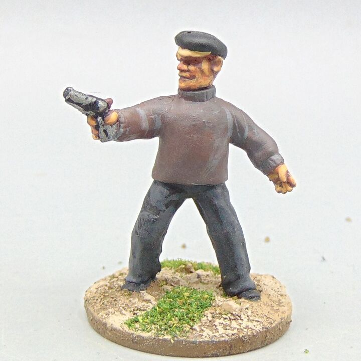 Grade D - Eureka Miniatures - Victoriana - Armed Criminal