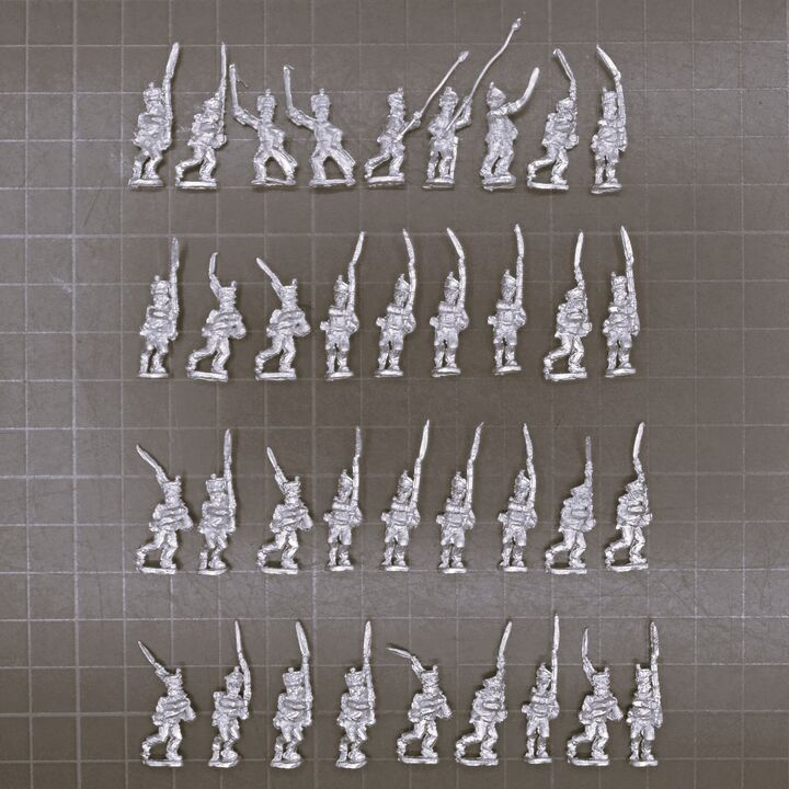 Old Glory 15's, Napoleonic: Swedish Infantry Unit in 'Kiwer' Headgear