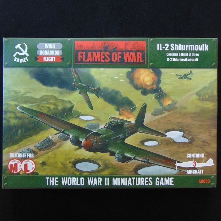 Battlefront Miniatures, WW2: Soviet Russian IL-2 Shturmovik Flight