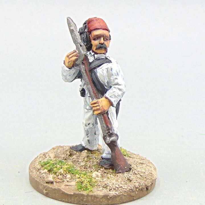 Grade D - Unidentified Manufacturer - Darkest Africa/WW1/Interwar - Colonial Soldier in Fez