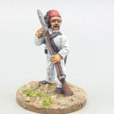 Grade D - Unidentified Manufacturer - Darkest Africa/WW1/Interwar - Colonial Soldier in Fez