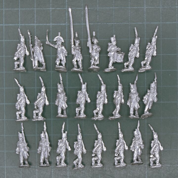 Blue Moon Manufacturing, Napoleonic - British Line Infantry Unit in Stovepipe Shakos