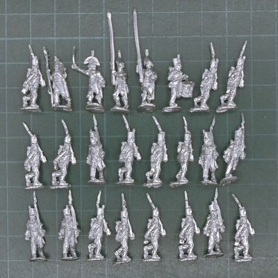 Blue Moon Manufacturing, Napoleonic - British Line Infantry Unit in Stovepipe Shakos