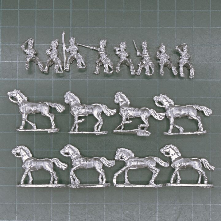 Blue Moon Manufacturing, Napoleonic - British Light Dragoons unit in Tarleton Helmets