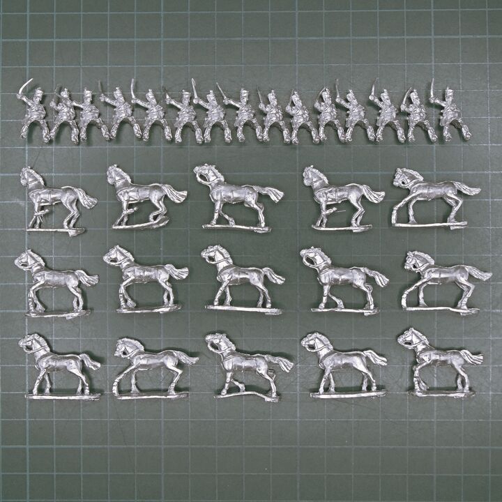 Blue Moon Manufacturing, Napoleonic - British Light Dragoons in Shakos