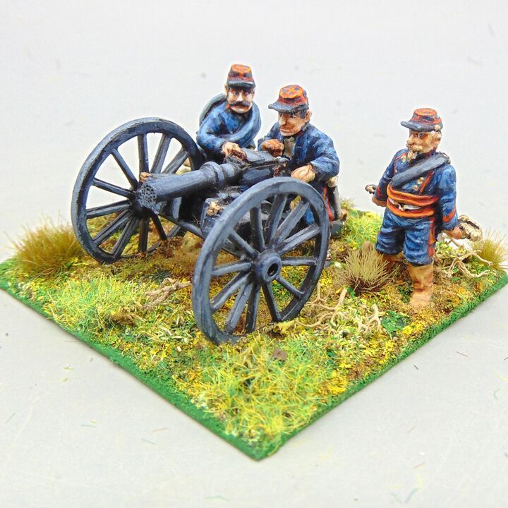 Grade C - Wargames Foundry - FPW - French Mitrailleuse & Crew