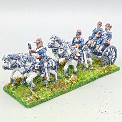 Grade C - Wargames Foundry - FPW - French Artillery Limber, Team & Drivers