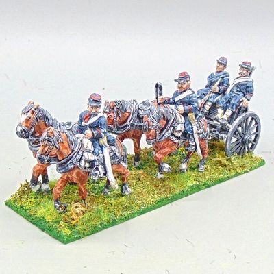 Grade C - Wargames Foundry - FPW - French Artillery Limber, Team & Drivers