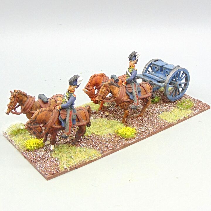Grade D - Connoisseur Figures - Napoleonic - Royal Horse Artillery Limber, Team & Drivers