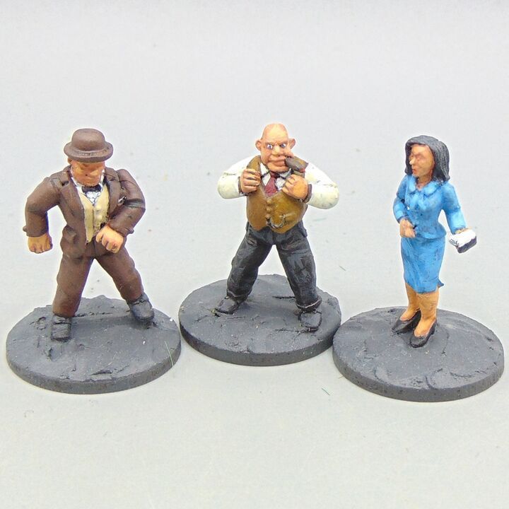 Grade C - Pulp Figures - C20th Pulp - Boss McCoy's Office