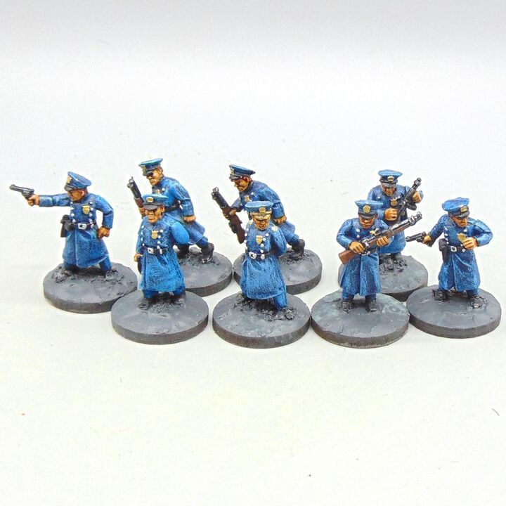 Grade D - Pulp Figures - C20th Pulp - Boys in Blue