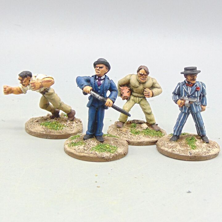Grade C - Pulp Figures - C20th Pulp - Doc Thompson & Boys