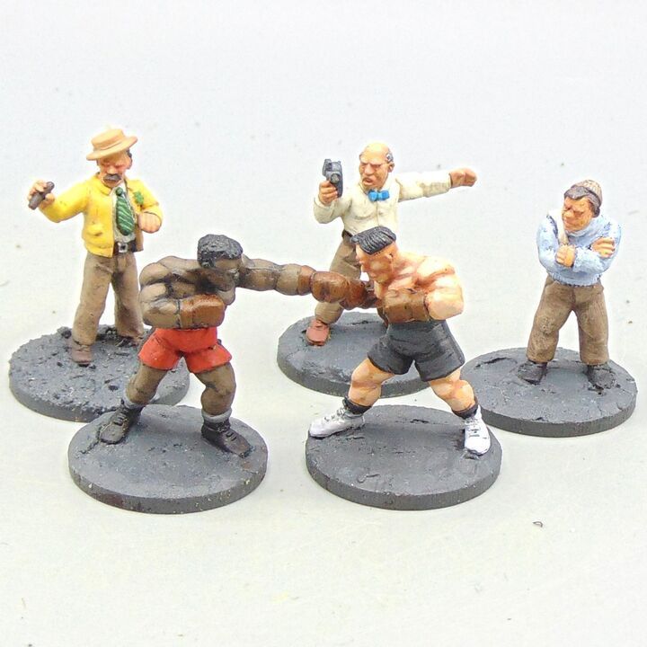 Grade C - Pulp Figures - C20th Pulp - Pugsy Flannagan Goes Down in D'Third