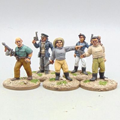 Grade C - Pulp Figures - C20th Pulp - Captain Courageous & Crew