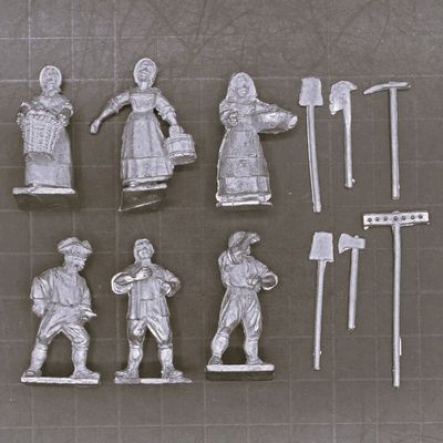 Redoubt Enterprises, FIW - Civilian Settlers Labouring in the Fields