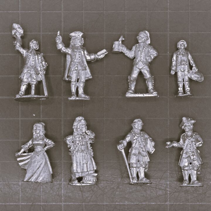 Wargames Foundry, SYW - Prussian Civilians & Characters