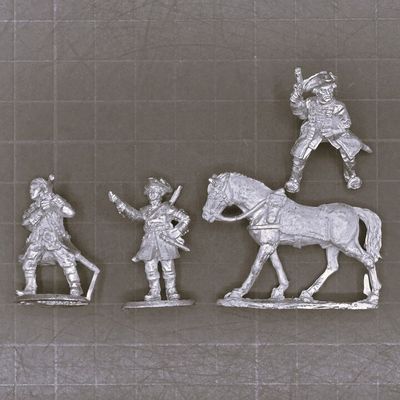 Warlord Games, FIW - British Generals & Characters - Wolfe, Monro & Washington