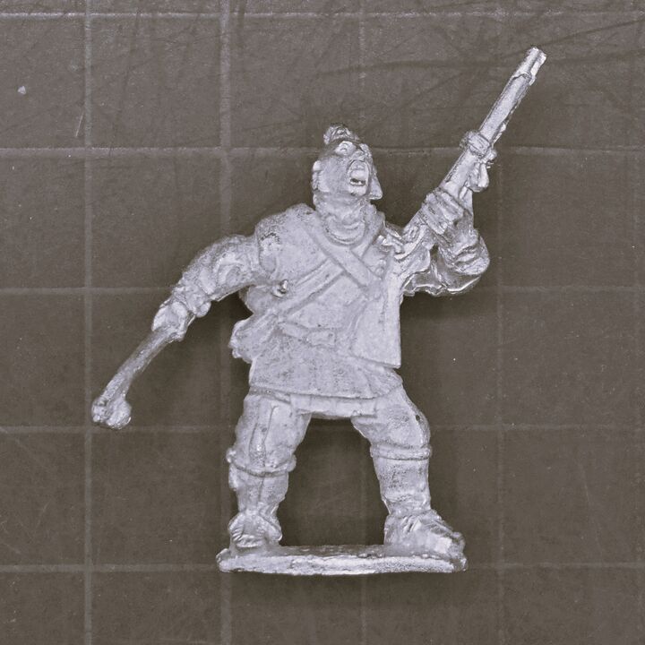 Galloping Major Miniatures, FIW - Stockbridge Mohican Character Captain Jacob Cheeksaunkun
