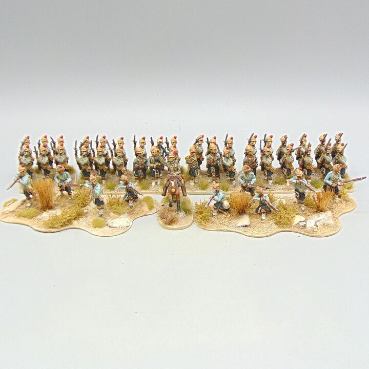 Grade D - Connoisseur Figures - Mahdist War - Imperial British Highland Infantry Unit (Black Watch), Including Skirmishers