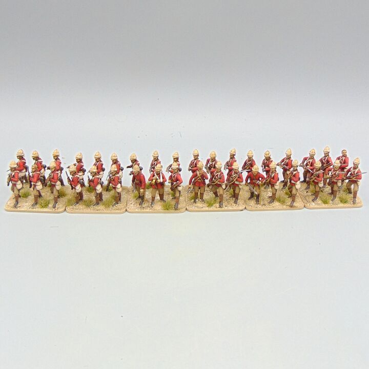 Grade D - Perry Miniatures - Mahdist War - Imperial British Infantry Unit (West Kents)