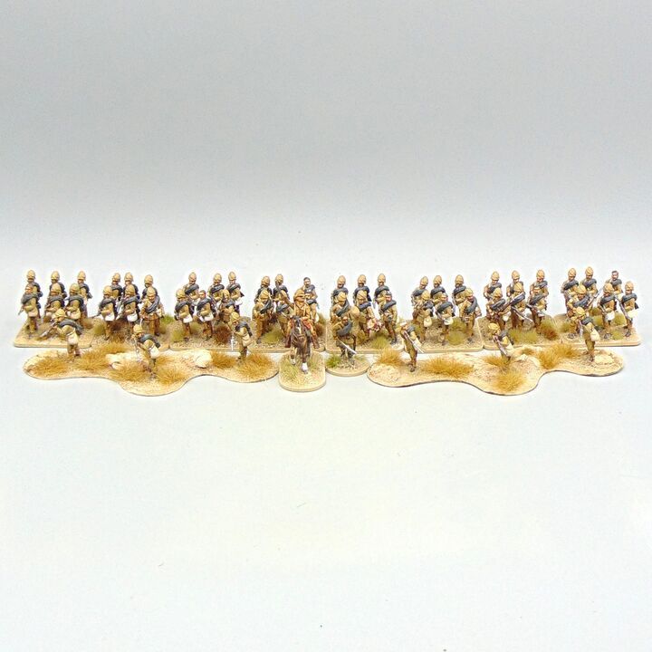 Grade D - Perry Miniatures - Mahdist War - Imperial British Infantry Unit (Royal Irish Fusiliers), including Skirmishers
