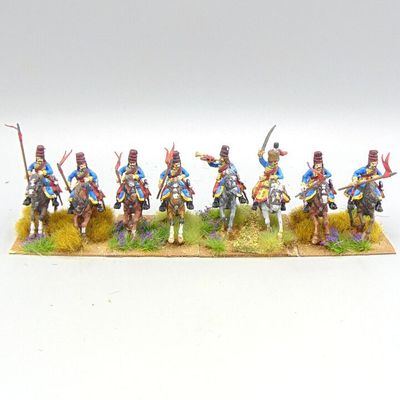 Grade D - Perry Miniatures - AWI - French Hussars Unit, Armed with Lances
