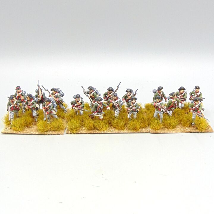 Grade D - Perry Miniatures - AWI - Loyal Militia Unit, East Florida Rangers
