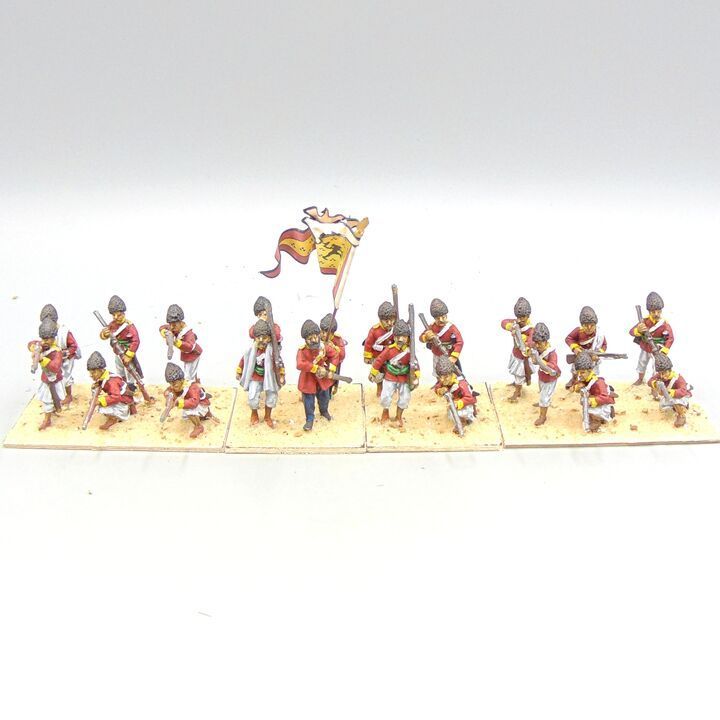 Grade D - Perry Miniatures - 2nd Afghan War - Afghan Regular Infantry Unit in Beehive Hats
