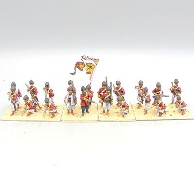 Grade D - Perry Miniatures - 2nd Afghan War - Afghan Regular Infantry Unit in Beehive Hats