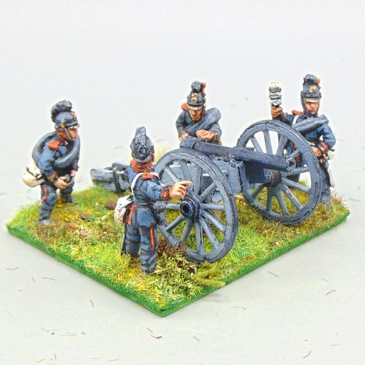 Grade C - Wargames Foundry - FPW - Bavarian Field Gun & Crew