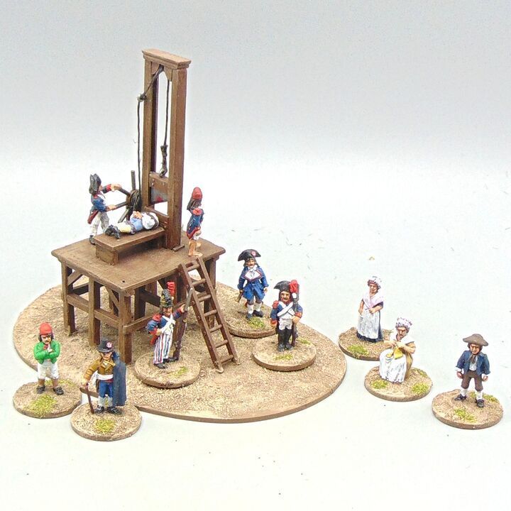 Grade D - Wargames Foundry - Revolutionary Wars - French Guillotine Set