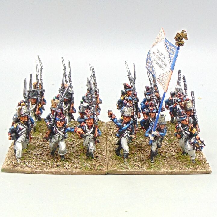 Grade D - Old Glory Miniatures - Napoleonic - French Ligne Infantry Unit