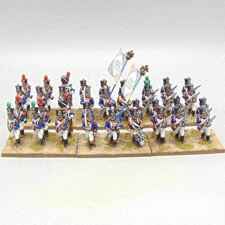 Grade C - Front Rank Miniatures - Napoleonic - 2 x French Ligne Infantry Units